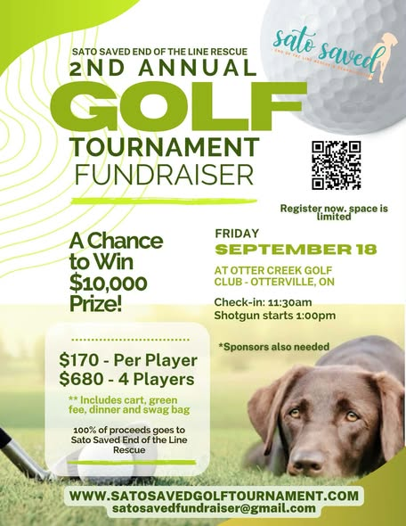 janelainewylie's tweet photo. Three more golfers needed for Friday, Sept. 18 fundraiser. Register today. #kwawesome #brantford #brantcounty #PeelRegion #HaltonRegion #StratfordON #ParisON #WaterlooON #GuelphON #watreg #kitchenerwaterloo #Guelph #BurlON Or, just come for dinner: https://t.co/fhuHnsoCMY https://t.co/j8GEmqGbkq