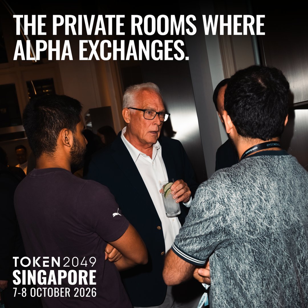 token2049's tweet photo. Reports tell you what happened. The room tells you what's next.

For two days in Singapore, you see where the smart money is moving, and why.

7-8 October. Marina Bay Sands.
