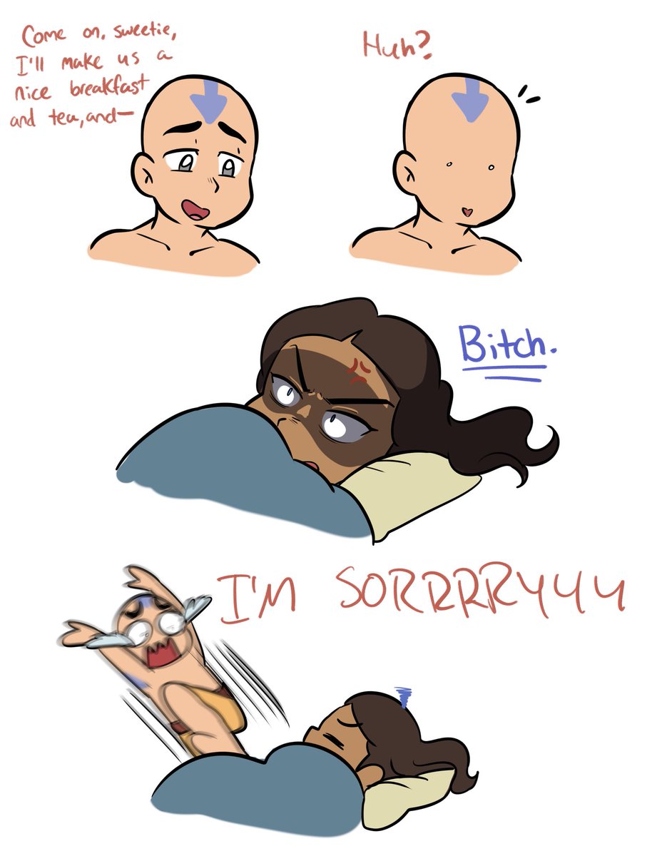caroliner_draws's tweet photo. drew this so fast #Kataang https://t.co/KprCOHBv3k