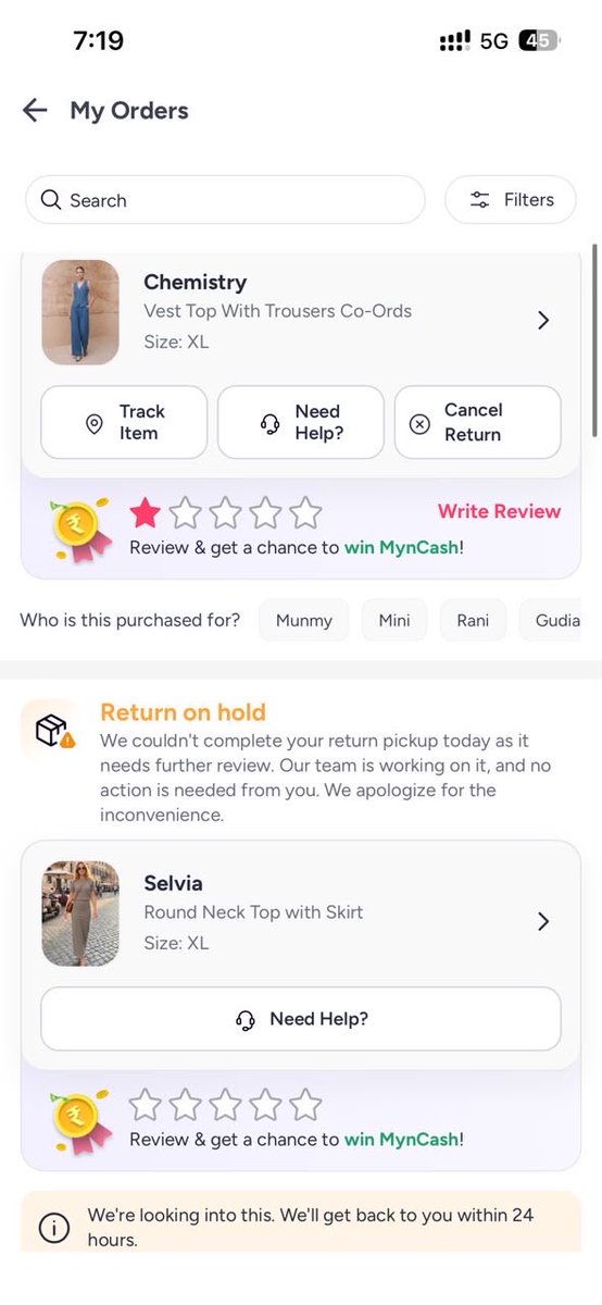 priyankesh31's tweet photo. @MyntraSupport @myntra if you have delivered to correct asset are not able to pickup from there this means I was correct I never received the order since it was delivered to wrong or not delivered at all you are fraud https://t.co/Oo2NvK07uG