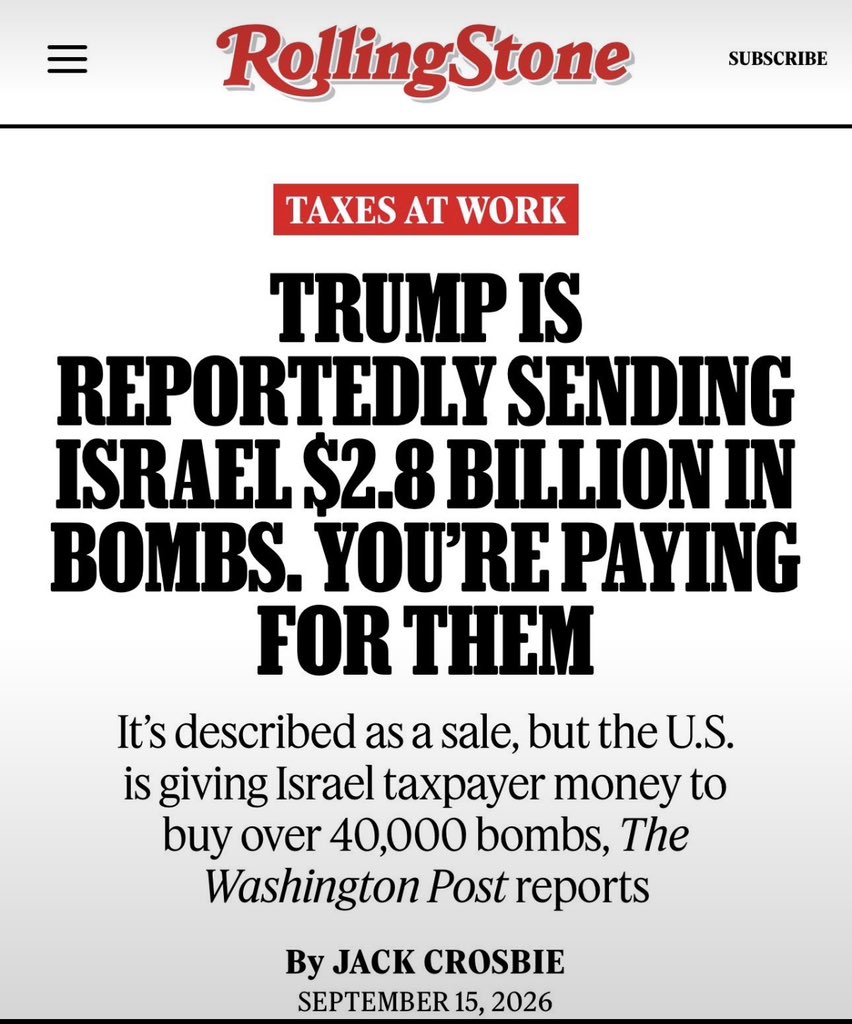RanaAyyub's tweet photo. Stellar headline from Rolling Stone https://t.co/ui5rjXkVX2