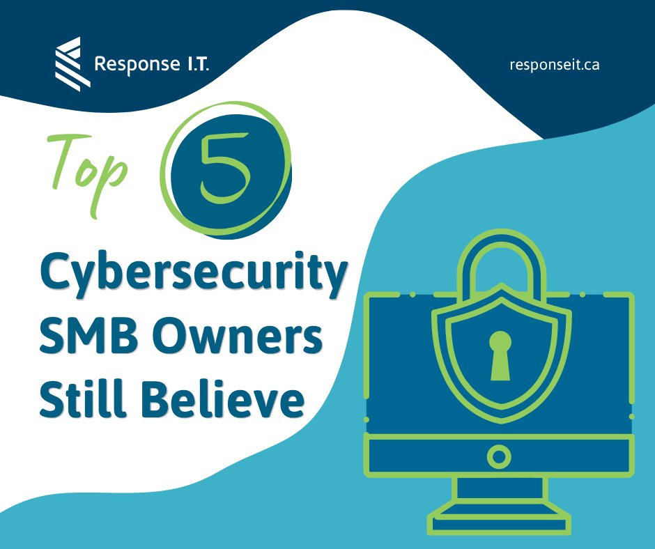 Response_IT's tweet photo. "We're too small to be a target" is Cybersecurity Myth #1, and it's the one that gets SMBs hacked.

Small businesses are actually preferred targets due to: weaker defenses, same valuable data. Don't let outdated assumptions be your biggest vulnerability.

#SecurityMyths #RIT https://t.co/zB4DbUe4J1
