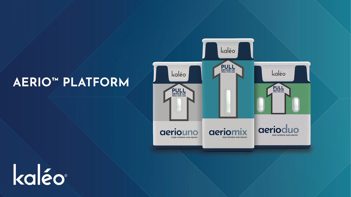 kaleo's tweet photo. Not every medicine is simple to deliver. Higher viscosities and complex formulations can create unique challenges. The Aerio™ Auto-Injector Platform was designed with flexibility in mind to support a range of drug delivery needs. Explore more: https://t.co/KGNk5jYCGe https://t.co/2iFH6fzews