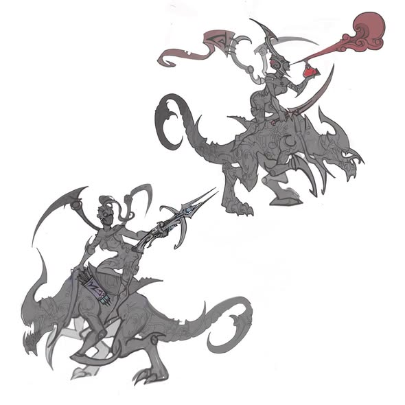 LegendsofSignum's tweet photo. A War Chimera is the perfect companion for a renegade dark alchemist. A rideable War Chimera is even better.

#LegendsOfSignum #characterdesign #alchemyst #conceptart #sinumgames https://t.co/CMBQkJbWUV