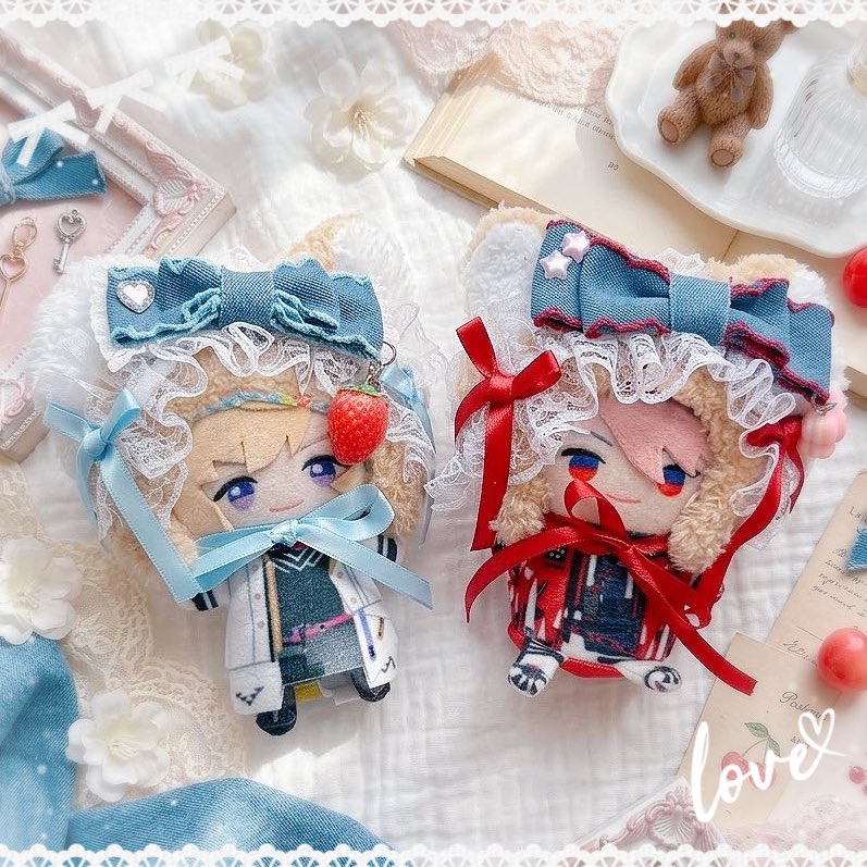 Per0_chan's tweet photo. ︵︵︵︵︵︵︵︵︵︵︵︵︵
( 𓏼 ིྀ 10cmぬい服販売 ᯠ_ ̫ _ᯄ )
︶︶︶︶︶︶︶︶︶︶︶︶︶

デニムリボンにレースを重ね、ころんと揺れるいちごと肉球チャームを添えた甘くてときめく双子コーデ★¨̮

現在メルカリにて販売中♡
プロフィールのリンクからどうぞ🔗

#ぬい服 #推し活 https://t.co/ni55jb103K
