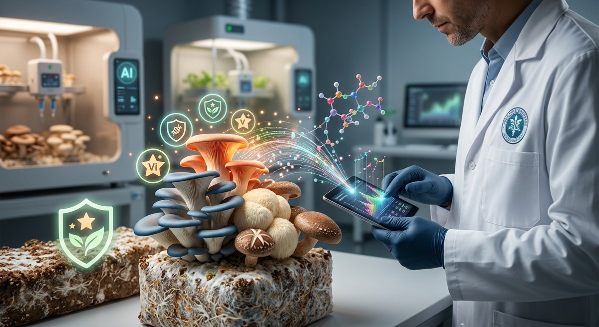 theacecollege's tweet photo. 🍄 Can AI Make Mushrooms More Nutritious?

An AI-guided approach optimized selenium enrichment in oyster mushrooms while maintaining yield and nutritional quality. 🤖🌱

🔗 https://t.co/YlBHeSxNC8

#AI #Biofortification #OysterMushroom #Selenium #AgriTech #Nutrition #Research https://t.co/8jrcy7VykV