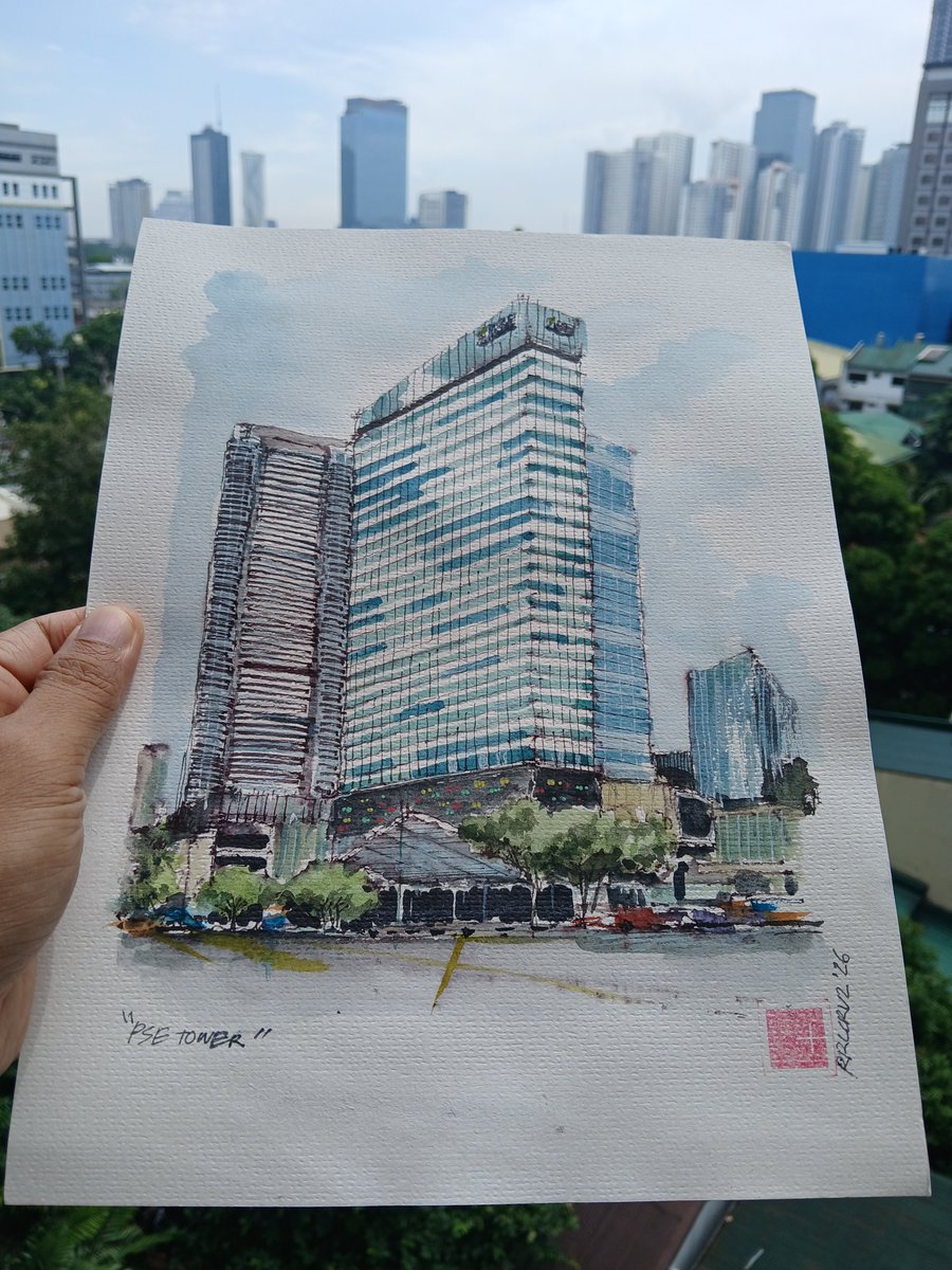 GandyDancer123's tweet photo. TODAY'S SKETCH
PSE TOWER | Bonifacio Global City
A quick architectural sketch of the Philippine Stock Exchange Tower in BGC.
#malayangkamay #arkitalkpilipinas #TodaysSketch #PSETower #BGC https://t.co/7iQqnznJQq