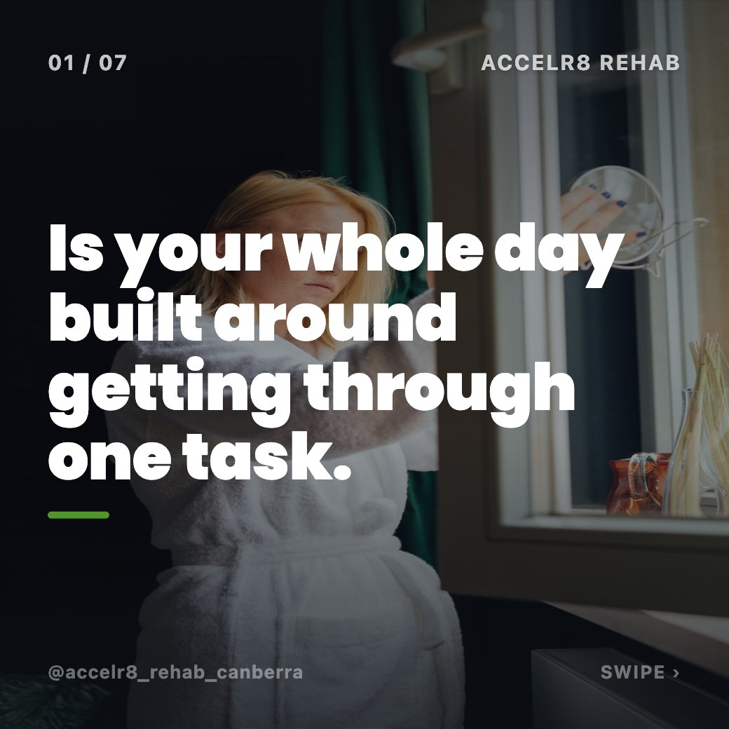 Dannyos's tweet photo. If your morning is planned around having enough energy to wash your hair, or you sit down halfway through a shower, that is not unfit. It just means nobody has looked at your actual day yet. We start there. #Accelr8Rehab https://t.co/qPsqqcJMIJ