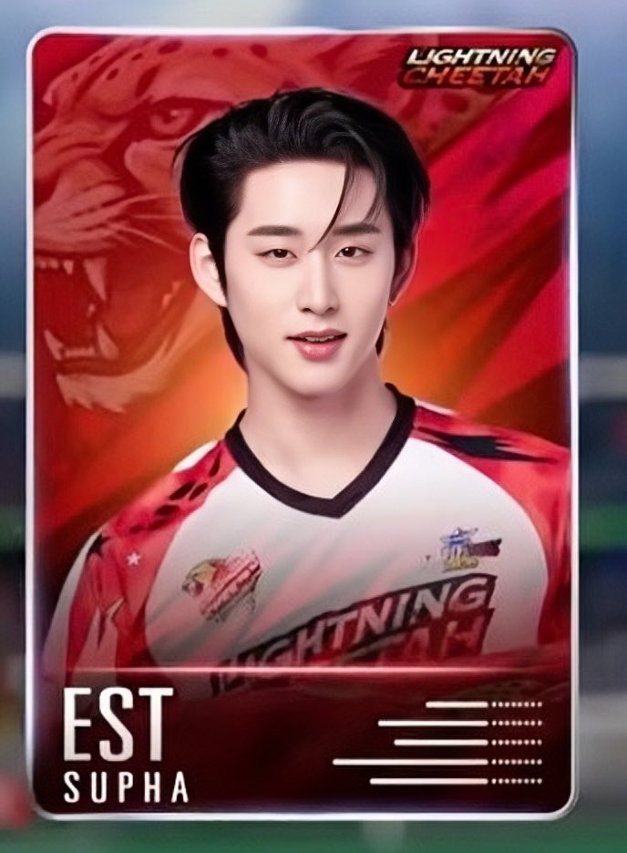 EstFanclubTH's tweet photo. ARE YOU READY FOR THE BIG MATCH OF THE YEAR! 

“GMMTV STARLYMPICS 2026” 🏆

EST SUPHA FORM LIGHTNING CHEETAH TEAM ✨❤️‍🔥🐅

MORE INFORMATION: 16 SEP 2026

#GMMTVStarlympics2026
#GMMTV #est_rvp https://t.co/zplxZGYi4z