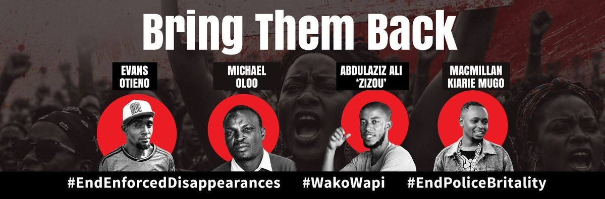 wanjirunjira's tweet photo. It's been 3 months since our people were abducted!! THREE MONTHS!! Hatujui watu wetu wako wapi. We are at Milimani law courts wondering when they'll act on the Habeas Corpus. #BringThemBack #RutoMustGo 
#EndAbductionsKE #FreeKiarie https://t.co/IPrXRnZBfT