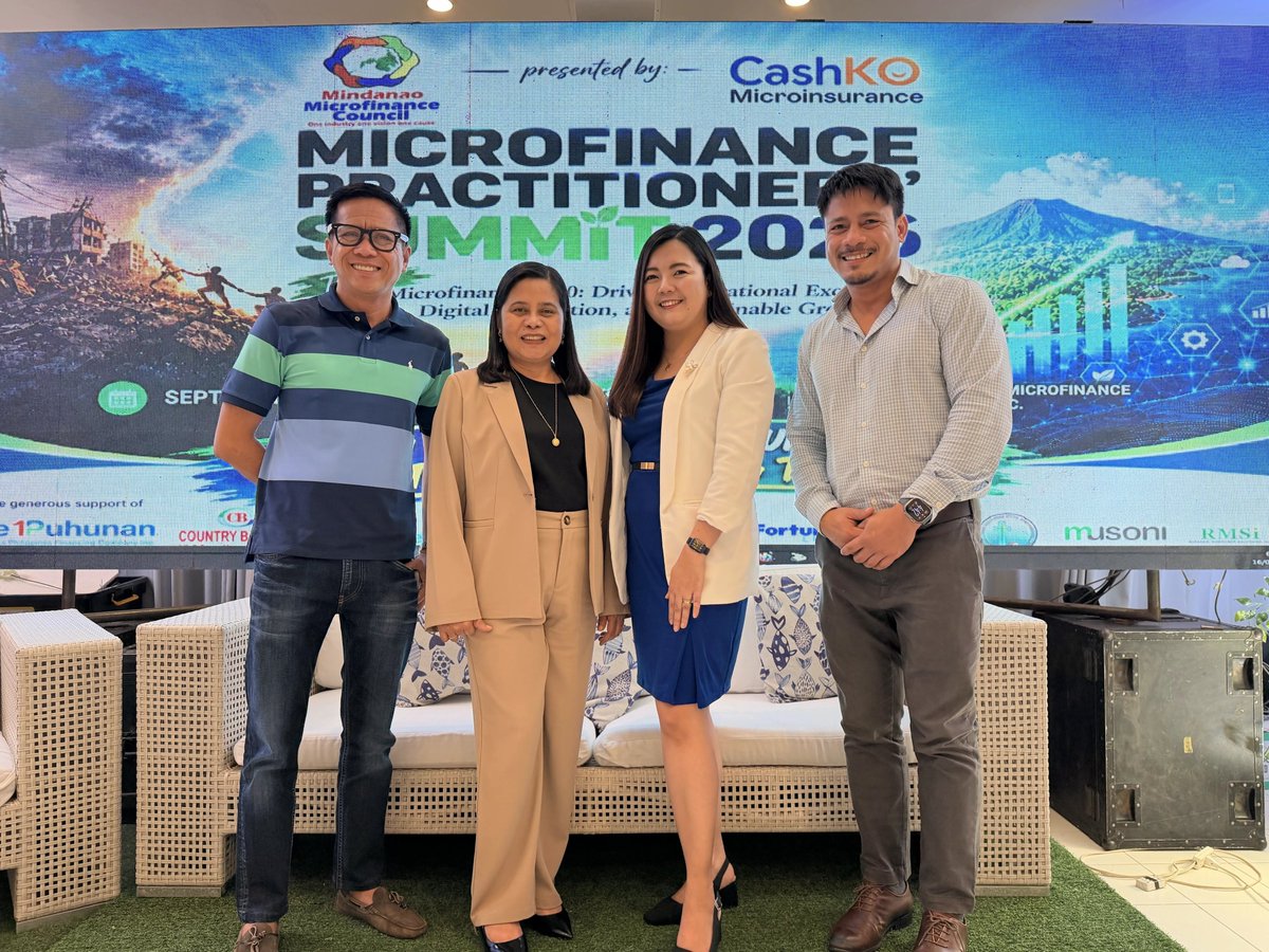 MusoniSystem's tweet photo. Hello from the #MicrofinancePractitionersSummit2026 organised by #MindanaoMicrofinanceCouncil. The @MusoniSystem  team is here, and yes, we brought goodies. But beyond the goodies, we’re here to connect, catch up, and exchange ideas. Come say hi!
#Microfinance #FinancialInclusion https://t.co/aV9WHCxmLm