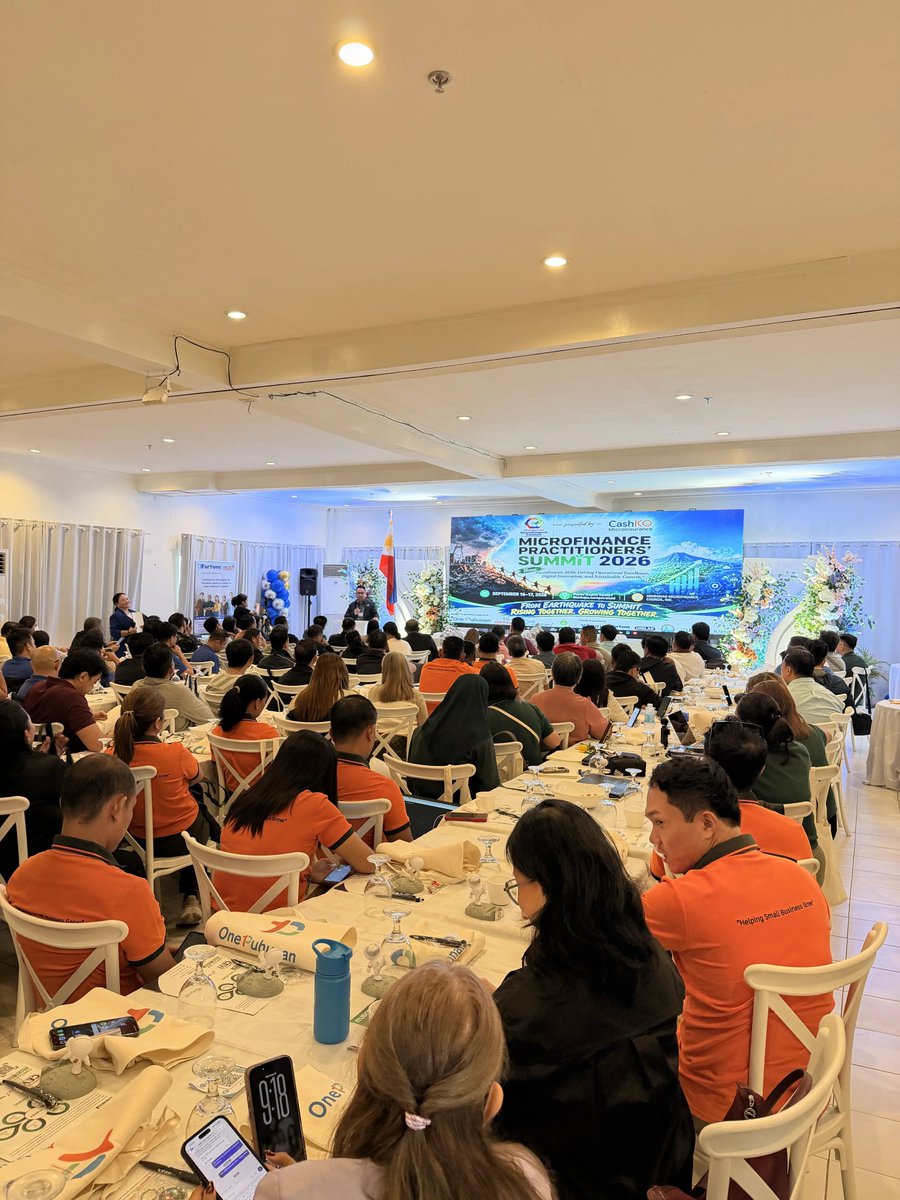 MusoniSystem's tweet photo. Hello from the #MicrofinancePractitionersSummit2026 organised by #MindanaoMicrofinanceCouncil. The @MusoniSystem  team is here, and yes, we brought goodies. But beyond the goodies, we’re here to connect, catch up, and exchange ideas. Come say hi!
#Microfinance #FinancialInclusion https://t.co/aV9WHCxmLm