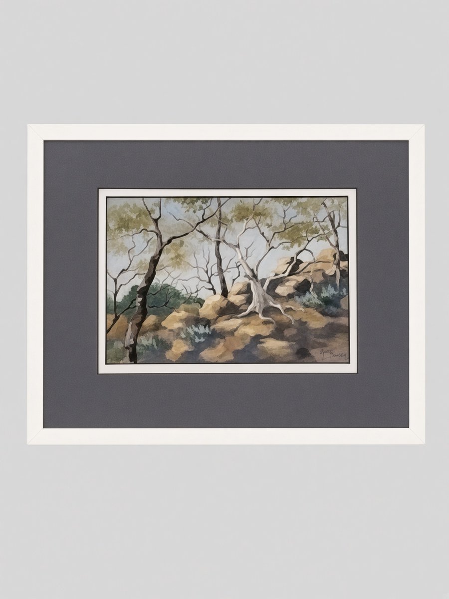 MelTHartland's tweet photo. Vintage Mary Davidson Signed Bushveld Landscape Painting – Framed Original Art - bid at R50 https://t.co/H8zoxlxTKP https://t.co/KC85EsVCXG