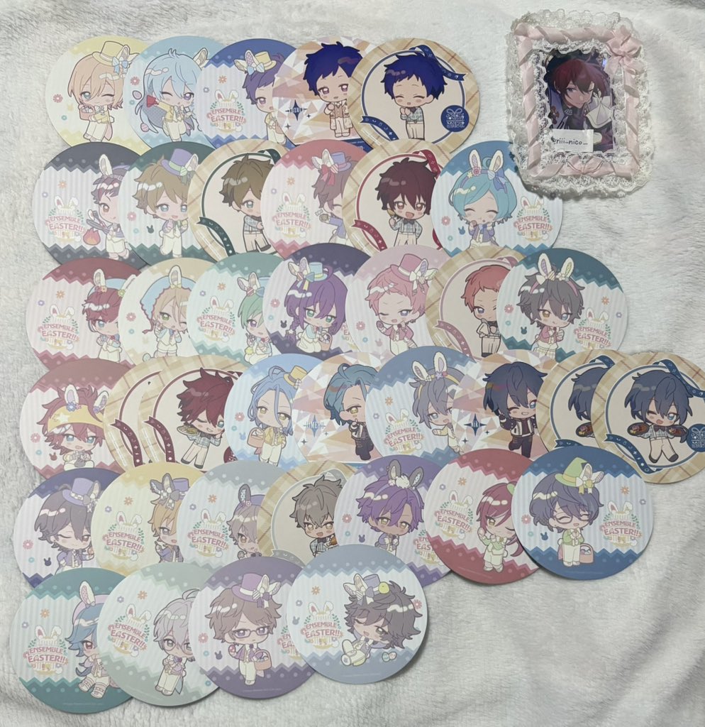 riii_nico_'s tweet photo. 【 交換 譲渡 】 あんスタ アニメイトカフェ アニカフェ アクスタ アクリルスタンド ステッカー コロッタ スタフォニ イースター 

譲  ジュイス 望見 チトセ レオ 泉 凛月 ライカ カンナ ユメ 夏目 つむぎ 宙 巽 ひなた ゆうた 宗 みか 一彩 友也 燐音 コースター画像4参照

⬇️ https://t.co/LRm349DgCW