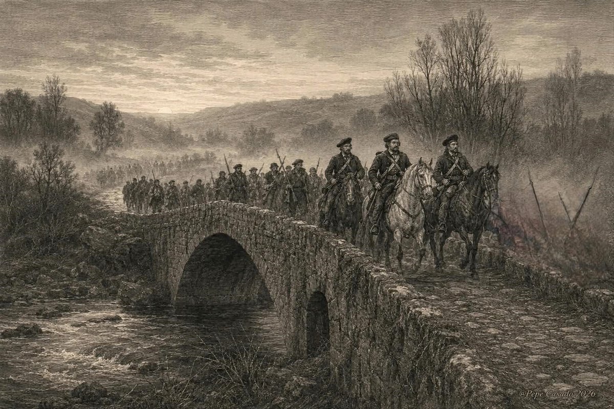 PCVillarcayo's tweet photo. Dato real: en 1834, ~3.000 soldados marcharon de noche desde Álava hasta Villarcayo. Los defendían ~70 personas entre soldados y vecinos. Pastor de Almas cuenta lo q ocurrió ese día y esa noche.

Mas cosas: Viernes 18, 18h, Centro Encarnación Bustillo.
#PastorDeAlmas #Villarcayo https://t.co/l4BdmXUdBl