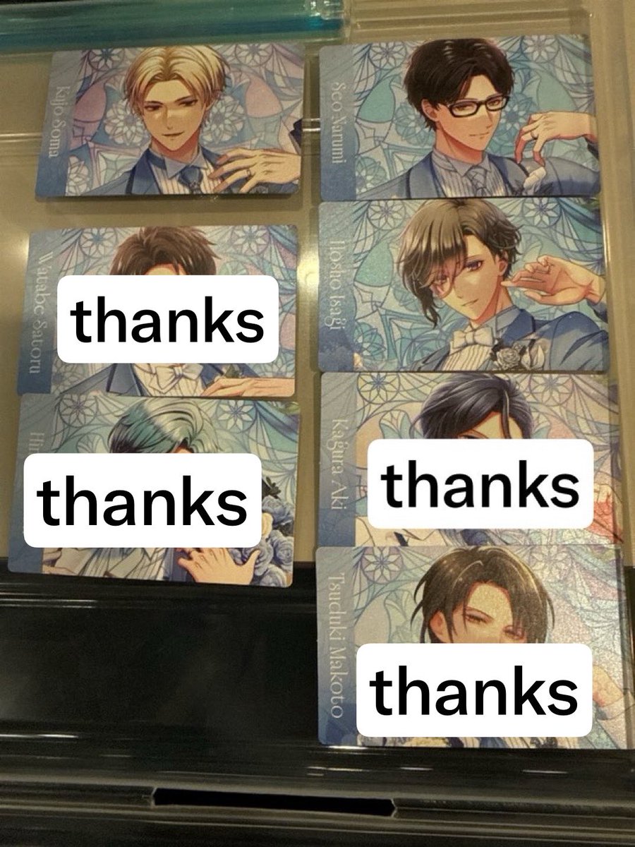 ryuyama1002's tweet photo. 【交換】スタマイ  10周年 特典

譲→九条、瀬尾、宝条
求→関、新堂

池袋を離れてしまう為、郵送での交換もしくは後日山手線沿線、横浜駅での手渡し交換可能。
検索からもお気軽にお声掛けください。 https://t.co/f9QuB3IaCK