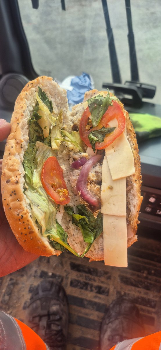 preeves72's tweet photo. When you buy a ploughman's mature chedder cheese from Greggs. Where's the Cheese Greggs? @GreggsOfficial https://t.co/LXkwZyE4bz
