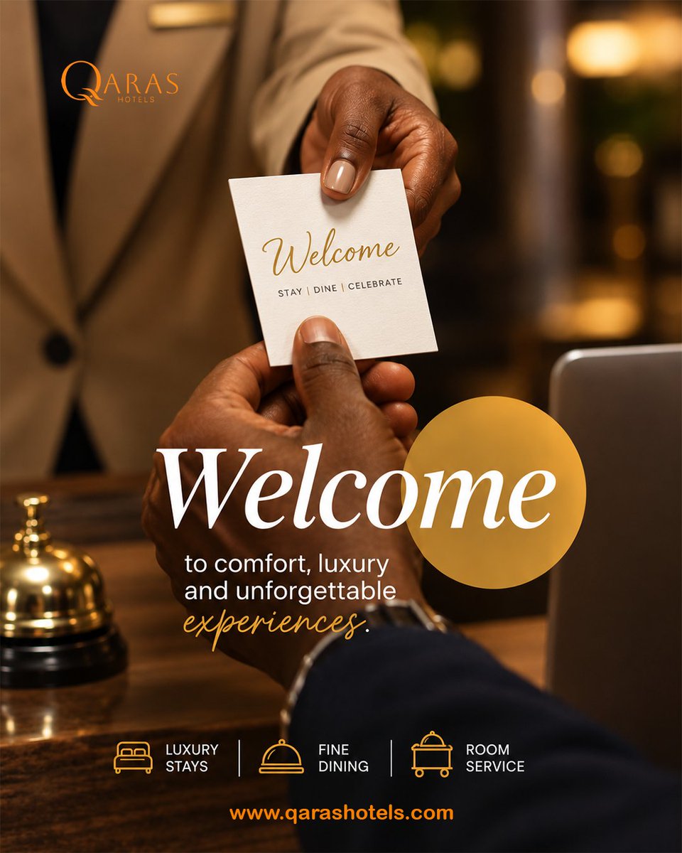 qarashotels's tweet photo. From luxurious stays to fine dining and exceptional room service, your perfect getaway starts here.

Stay. Dine. Celebrate. Experience Qaras.

🌐 https://t.co/Gg9iFZgUZ0 https://t.co/uIai983VE7
