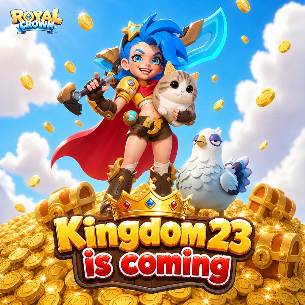 royalcrown47's tweet photo. 🎉 Kingdom 23 Server Is Coming Soon! 
Dear Lord,
A brand-new battlefield is about to open! 
The **K23 Server** will be available soon, bringing a fresh start where every Lord begins their journey on equal footing.

📅 Server Opens
September 17th, 2026 (UTC) at 01:00

#RoyalCrown https://t.co/ofLLcWxK0V