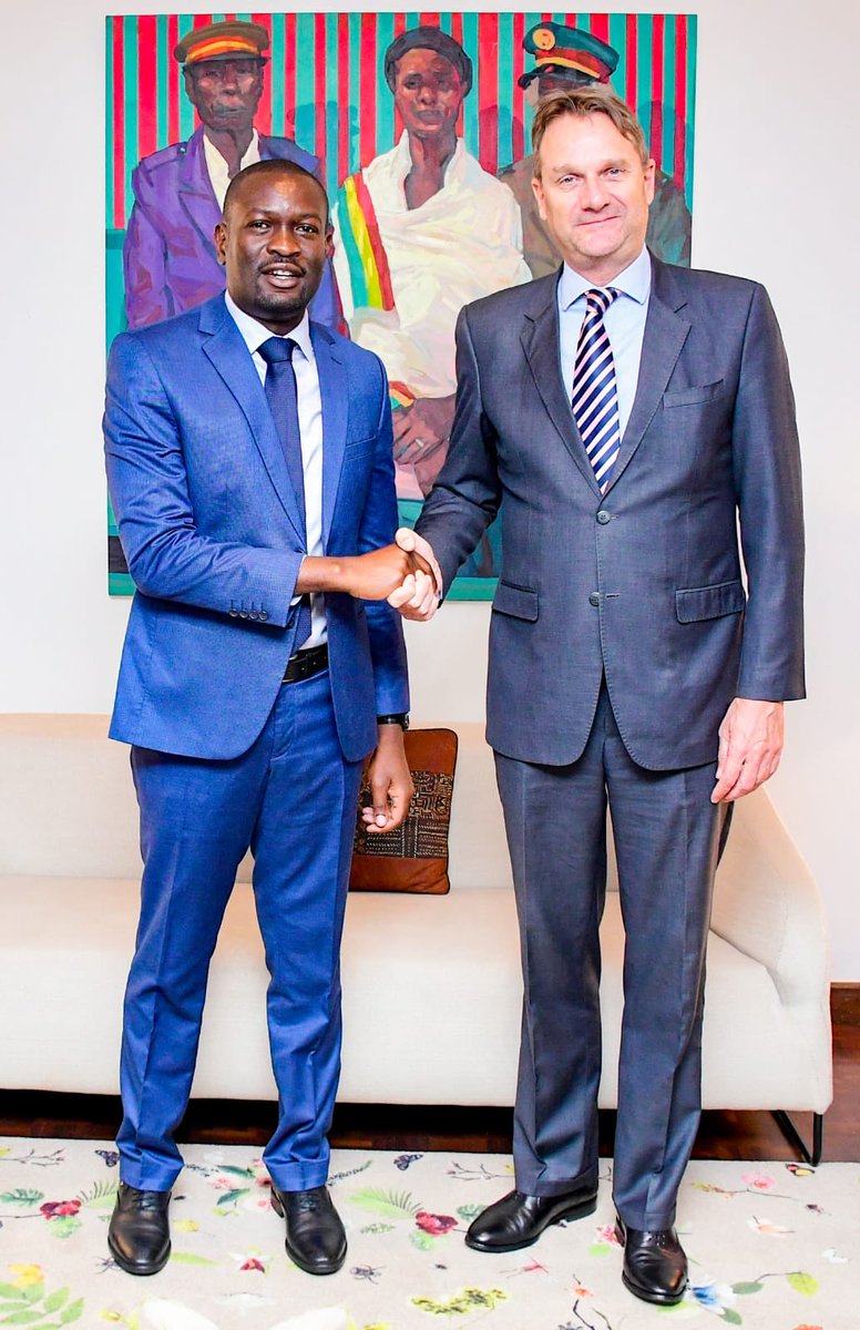 edwinsifuna's tweet photo. Meeting with Dutch Ambassador Henk Jan Bakker at his residence in Nairobi this morning. He and his staff are very warm and welcoming reflecting the relationship between our two countries. https://t.co/OC19NCJ8nM