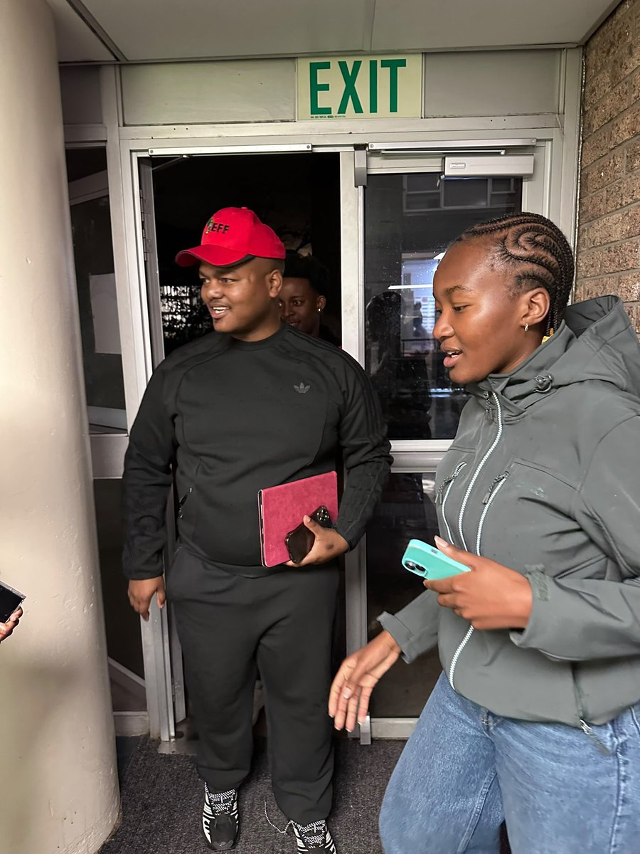 EFFYouthCommand's tweet photo. #ICYMI | EFFYC Convener, Commissar @SihleLonzi, at the University of Cape Town (UCT) ahead of the Student Representative Council (SRC) Elections.
Victory is certain!
#VoteEFFYC https://t.co/nwc5CuNIuG