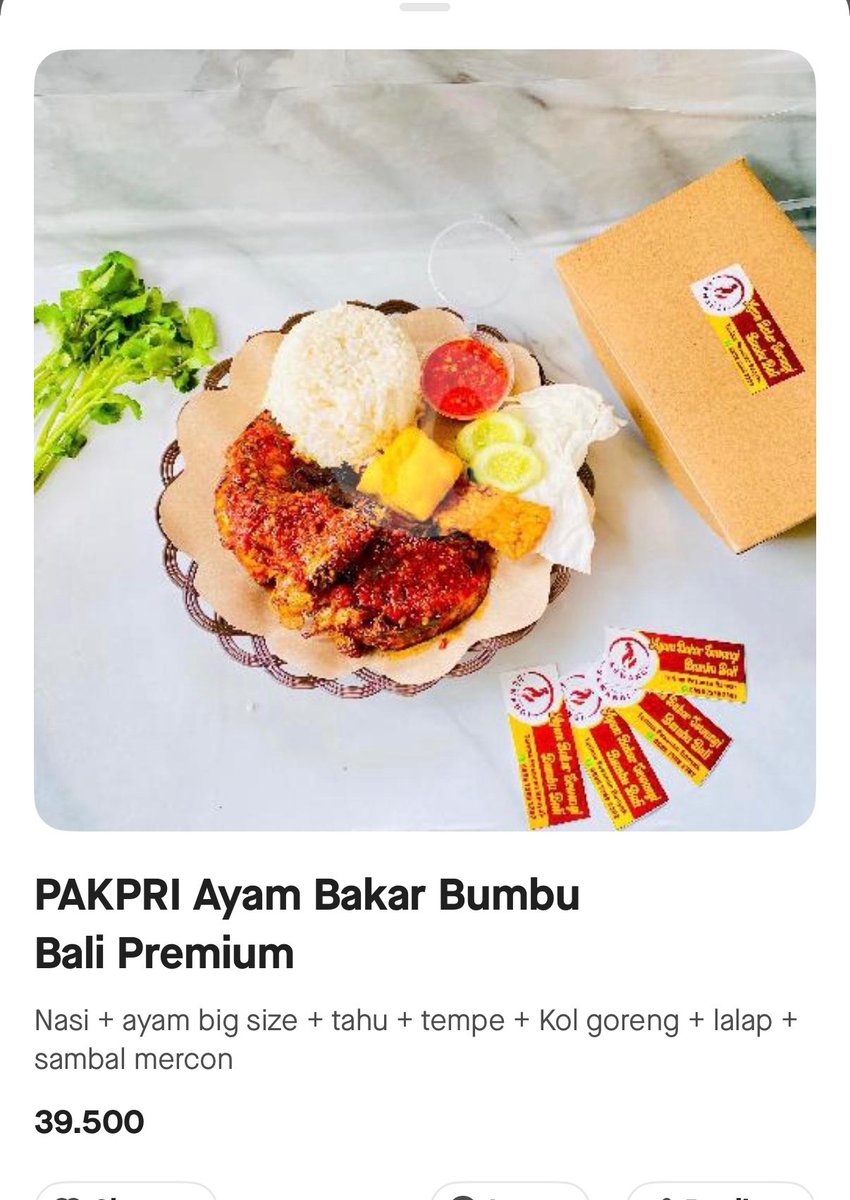 draftanakunpad5's tweet photo. pad!
yg lagi rapat atau kumpul terus laperr, aku jual 5 paket ayam bakar bumbu bali sewangi, only 125k AJAAA‼️ jadi satunya cuma 25k ajaa, gerceeep diantar sampai alamat tujuan https://t.co/4DUpYxkraa