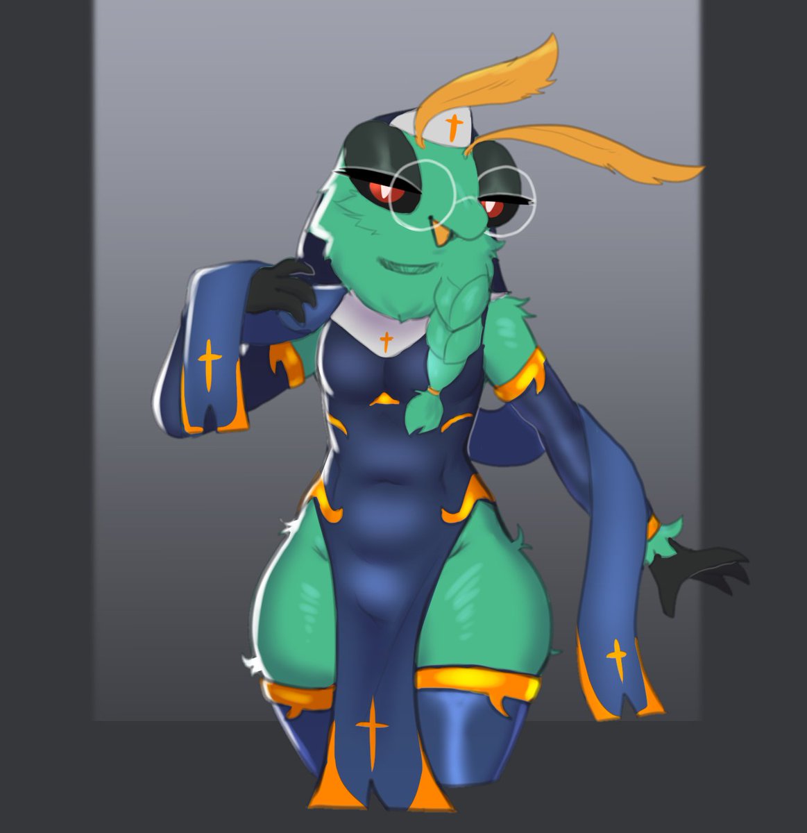 IceIvory_'s tweet photo. Commission of my Mof by handsome and sexi @ArtLegionary 

Ty very much 🥰 https://t.co/HQNqBQj460