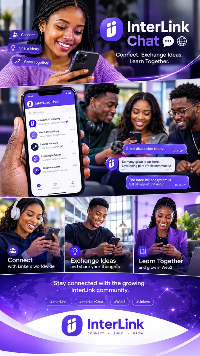 b_ishaku12332's tweet photo. InterLink Chat is bringing community communication closer to the InterLink ecosystem. 💬🌐
Stay connected, exchange ideas, learn from other Linkers, and keep up with the growing InterLink community. 🚀
#InterLink #InterLinkChat #Web3 #Linkers https://t.co/prRb4ShnW5