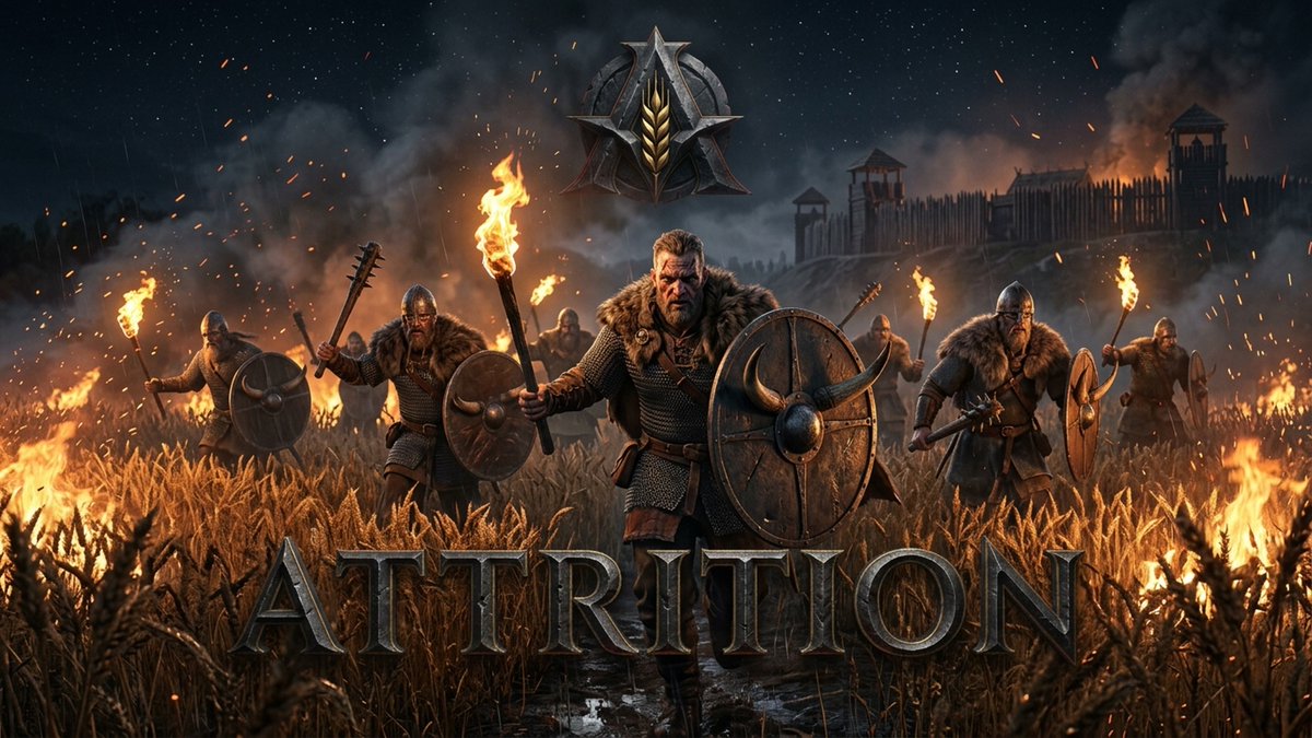attritionmmo's tweet photo. DEVELOPMENT PHASE • BLOOD AND IRON
First dawn raid
Your scouts return with urgent intelligence: your neighbor sleeps, his crannies overflowing. Thirty foot soldiers advance at dawn. The first plunder brings cartloads of clay and iron. From this moment on, your expansion is financed by neighbor fear.