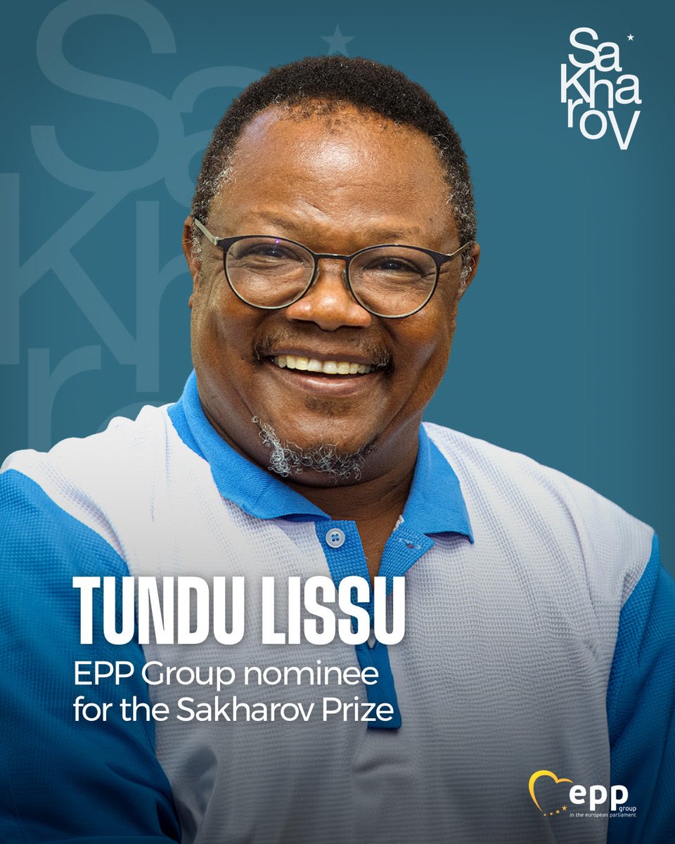 MariaSTsehai's tweet photo. Hii taarifa ni kubwa and beyond politics - this is a global human rights award 
Tundu Lissu is more than deserving 🙏🏽

Tundu Lissu anastahili hii tuzo muhimu ya Sakharov ambayo ni ya kimataifa na si ya kisiasa bali ni ya kutambua harakati zake za haki za binadamu! 

Tuzo ya Sakharov ni tuzo ya heshima kwa watu binafsi au makundi yaliyojitolea maisha yao kulinda haki za binadamu na uhuru wa mawazo. Tuzo hiyo, iliyopewa jina la mwanasayansi na mpingaji wa sera za serikali wa Urusi, Andrei Sakharov, ilianzishwa mnamo Desemba 1988 na Bunge la Ulaya. Orodha fupi ya wagombea huandaliwa kila mwaka na Kamati ya Mambo ya Nje pamoja na Kamati ya Maendeleo ya Bunge la Ulaya.
Tundu Lissu ni icon wa Taifa na anaelewa nafasi yake katika historia
Mungu aendelee kumwongoza ✊🏽
#FreeTunduLissu