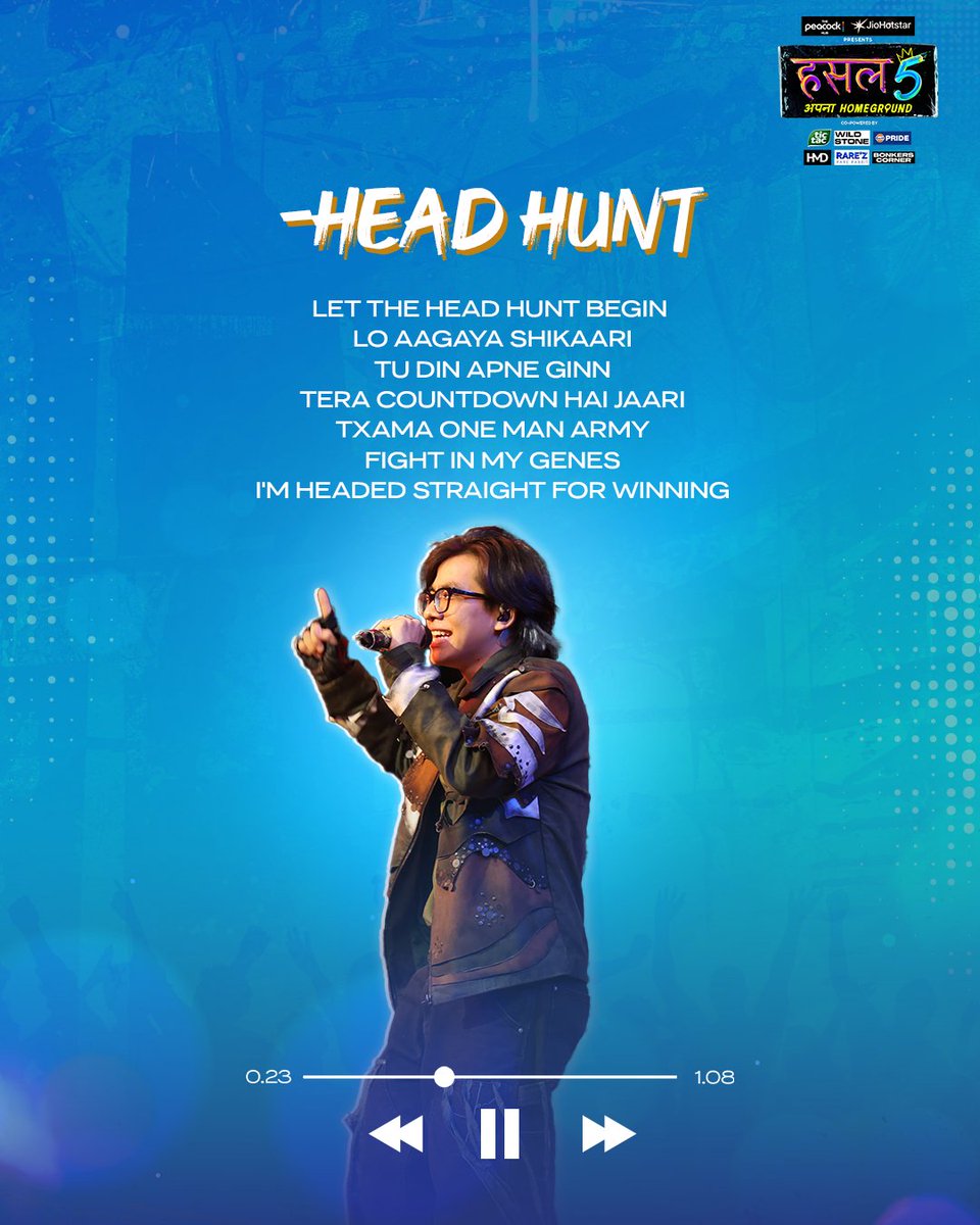 mtvhustle's tweet photo. TXAMA was really on the hunt for a banger with this one 🐺

#ThePeacockHubOnJioHotstar presents Hustle 5 Apna Homeground, co-powered by #TicTac, #Wildstone, #GulfPride, #HMDVibe2, #Rarez &amp; #BonkersCorner. Sat-Sun 7pm on JioHotstar and MTV.

#Hustle5 #TXAMA #FromThePOV https://t.co/ja0If0h4y7