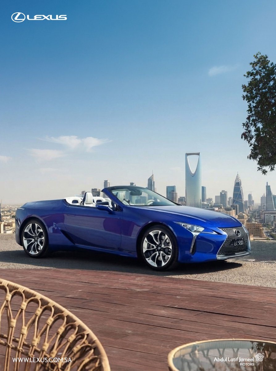 LexusKSA's tweet photo. تألق يعانق الأفق سيارة تضع بصمتها الخاصة في قلب العاصمة
#لكزس #لكزس_السعودية #LexusLC https://t.co/qU2E9O5RHa