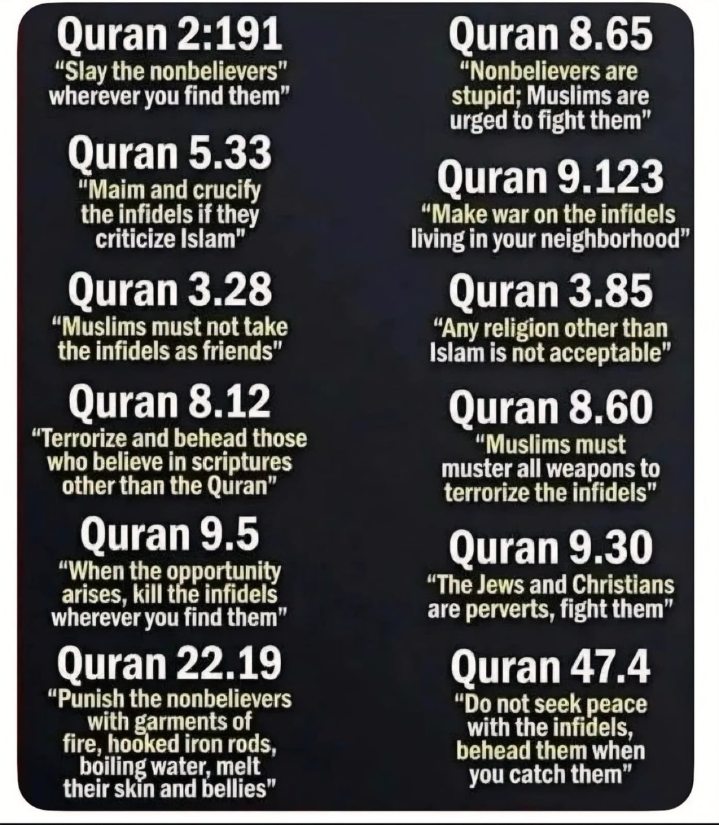 Mr_Singh45's tweet photo. @MasterMaliq Yes your are right every muslims are not terrorist but every terrorist is muslim.

Have you any comments on this verses of your holy Qur'an. https://t.co/RIGRJ91F1q