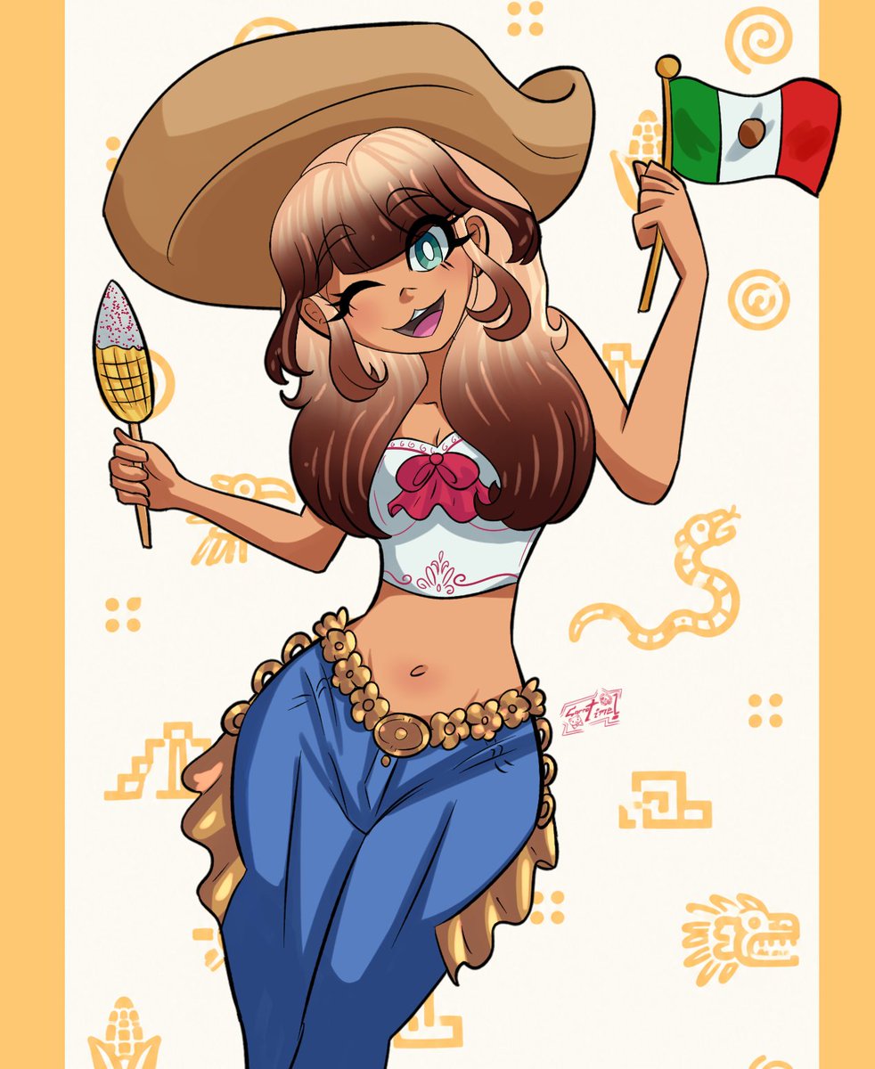 Bachiii_To's tweet photo. ¡Viva México Chingadamadreeeee! 🗣️🔥🇲🇽🇲🇽

Ya nasió mejico amigos 
#Oc #IndependenciaDeMéxico #fiestaspatrias https://t.co/Oj80i3RREY