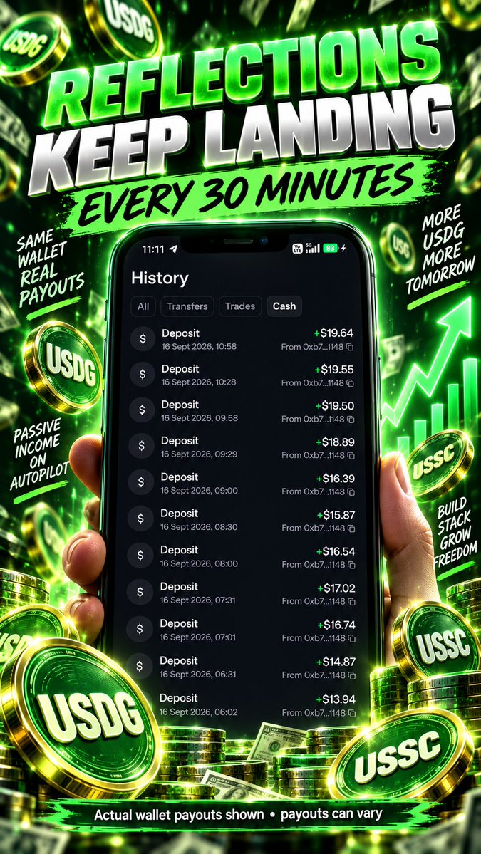 bytx88's tweet photo. @xLinkMoney didn’t wait for the trend — it created the lane. Real USDG rewards, paid directly to holders every 30 minutes. Now others are beginning to follow. First mover matters, especially when the model is already live and delivering. 🔗💚 https://t.co/3YiowBYml4
