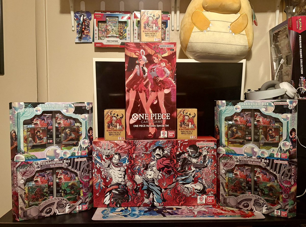 parkyspokestop's tweet photo. 🧇 HUGE One Piece Consign 🧇 

🥇1x OP 3rd Anniversary English Set, 1x OP Heroines Special Set English, 2x Worlds Strongest Warriors Double Packs, 1x Illustration Box Set (Vol. 7 + 8) 🔥

🥈1x Worlds Strongest Warriors Double Packs and 1x Illustration Box Set (Vol. 7 + 8)

$20 a spot, 63 spots total! Max of 10!

Wheel of 💀 live on Twitch 💜

RT for a chance at a free spot ❤️

🚢 and insurance included in the US