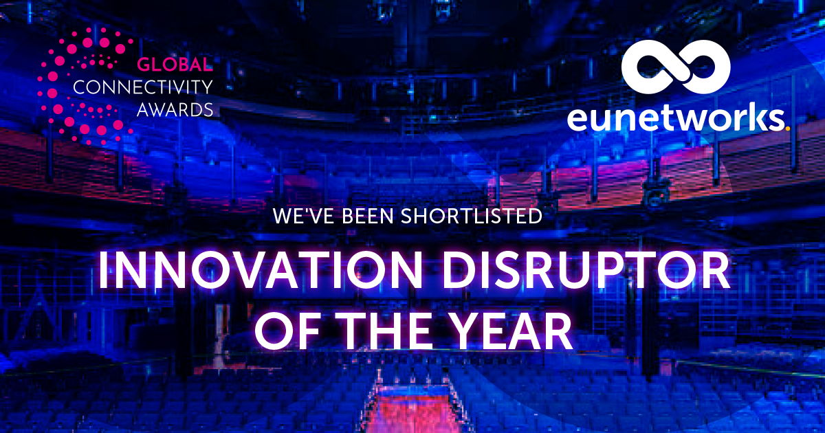 euNetworks's tweet photo. Our market-leading Pathfinder tool has earned us a place on the shortlist for Innovation Disruptor of the Year at the Global Connectivity Awards ⭐ 

euNetworks customers can access Pathfinder via our Connected Portal. Find out more and register here: https://t.co/yZAWPgmvlQ https://t.co/sK8MF1veAR