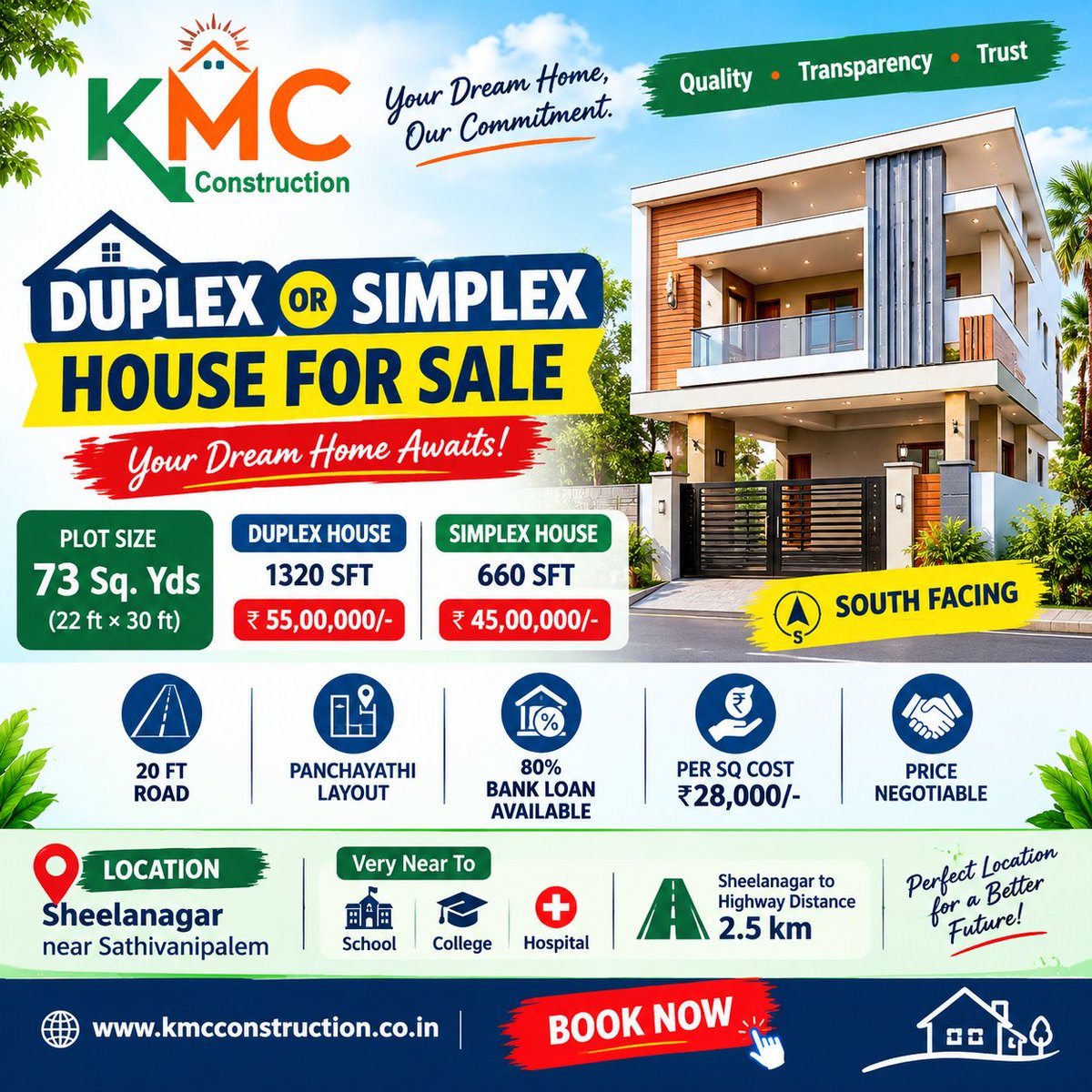 RealKmc38713's tweet photo. #kmc construction
#duplex or simplex house for sale
#bank loan available
#vary near to highway
#www.kmcconstruction.co.in
#book now https://t.co/GCdIyukrg4