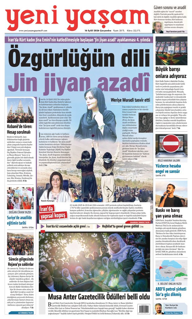 4chella__'s tweet photo. "Özgürlüğün dili"
 #JinJiyanAzadî https://t.co/wnz5HNdjFt