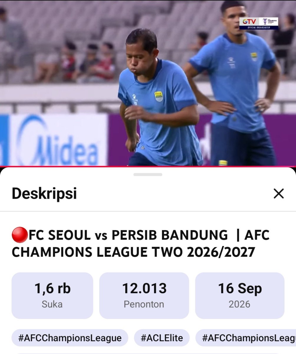 elpichichiiiiii's tweet photo. Yang mau nonton, bisa langsung live streaming di YouTube GTV! ๐บ๐ฅ
Terpantau sudah 12K penonton ๐
Bisa nggak nih tembus 100K penonton?
Gaskeun, Bobotoh! ๐
#EdankeundiAsia #ManahJeungGetihna https://t.co/KCwq7zZUrO