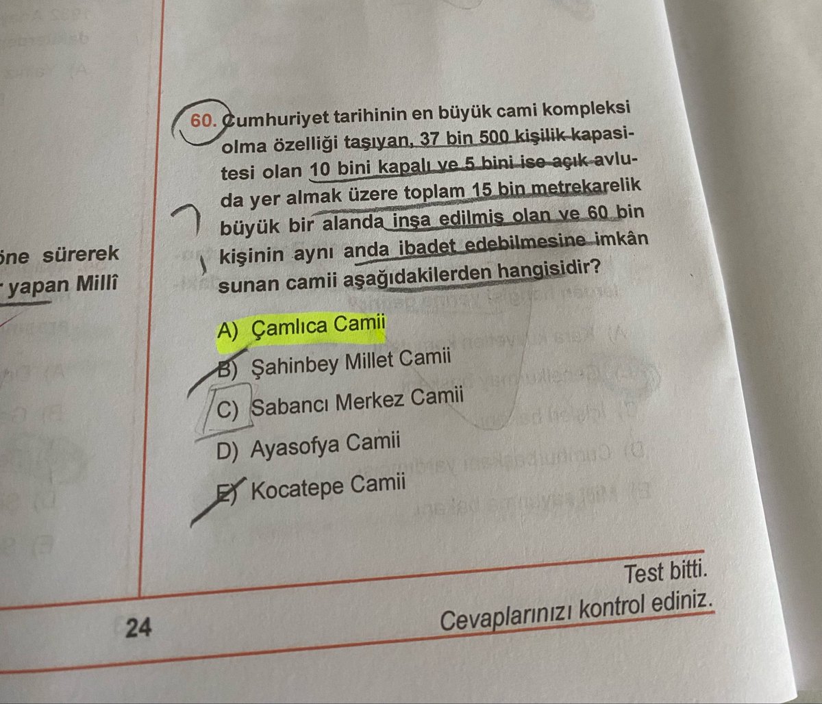 eretikulum9's tweet photo. Şu soruyu boş bıraktığım için kendimi çok cahil hissediyorum.. https://t.co/zammBGmnG8