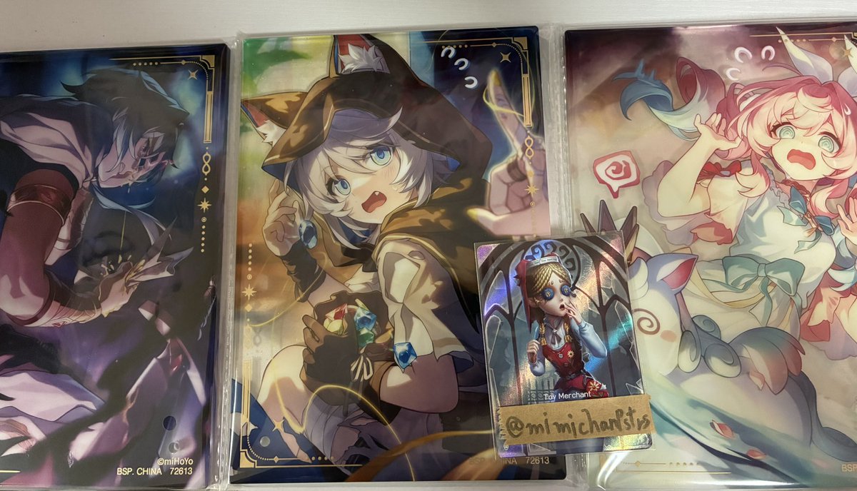 mimichanpstrs's tweet photo. 【交換】崩壊スターレイル 一番くじ

譲 画像の物全て

求 同異種ファイノン 

郵送のみ、異種交換〇 買取はメルペイ、PayPayのみ

アクリルキーホルダーのアナイクス1点、ヒアン���ー1点の袋の状態が悪かった為opp袋に入れ直しております。
御気軽にお声かけ下さい。よろしくお願い致します🍀 https://t.co/dA11jGFGT5