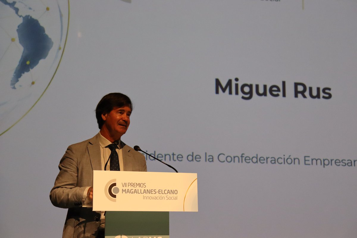 _LABME's tweet photo. Comienzan las intervenciones institucionales que inauguran la Gala de los VII Premios Magallanes-Elcano de Innovación Social 2026.
Un espacio para reafirmar el compromiso compartido con la innovación social, y la generación de oportunidades entre ambos lados del Atlántico. https://t.co/0WoRHaBi4K