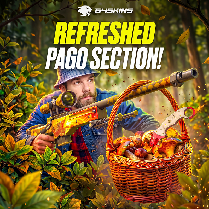 g4skinsdotcom's tweet photo. Refreshed Pago section is here!๐
Check out autumn cases on G4Skins!๐
#csgo #counterstrike #counterstrike2 #cs2 #cs #cscase #csskin #skin #skins #fall #autumn #pago https://t.co/uPsAlFmlIF