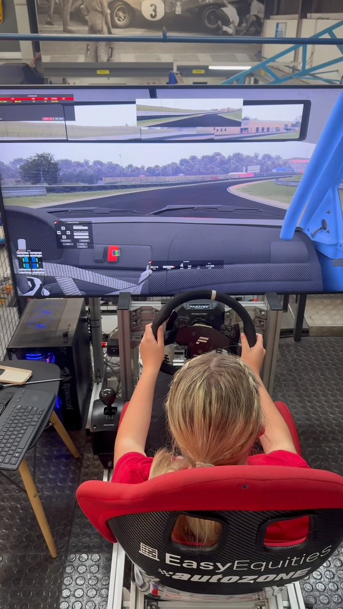ToshaGewinner's tweet photo. A day at Pablo Clark! After 108 laps, I’m extremely excited for race day. Tomorrow is official practice, and I can’t wait to get back on track. Sim practice done—now for the real thing. https://t.co/eJ8jaQaX4Q