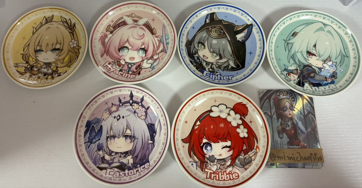 mimichanpstrs's tweet photo. 【交換】崩壊スターレイル 一番くじ

譲 画像の物全て

求 同異種ファイノン 

郵送のみ、異種交換〇 買取はメルペイ、PayPayのみ

アクリルキーホルダーのアナイクス1点、ヒアン���ー1点の袋の状態が悪かった為opp袋に入れ直しております。
御気軽にお声かけ下さい。よろしくお願い致します🍀 https://t.co/dA11jGFGT5