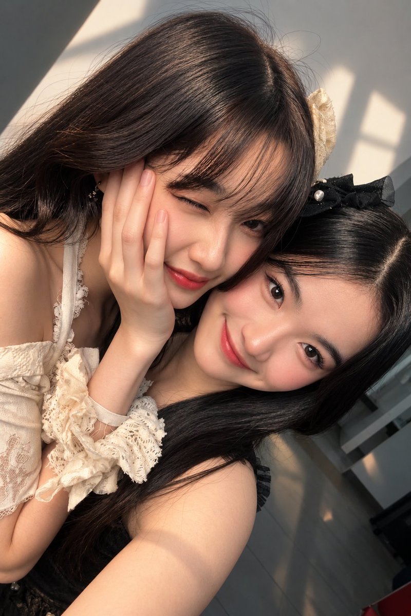 JKT40Percent's tweet photo. Oline &amp; Erine ✨✨✨ https://t.co/zuw4oCwDI5