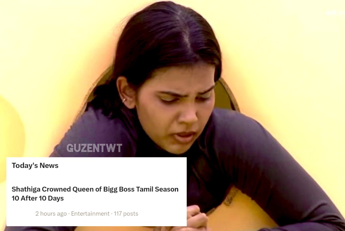 guzentwt's tweet photo. 👑❤️🔥

#Shathiga #BiggBossTamil10 https://t.co/cQZDWWoxz1