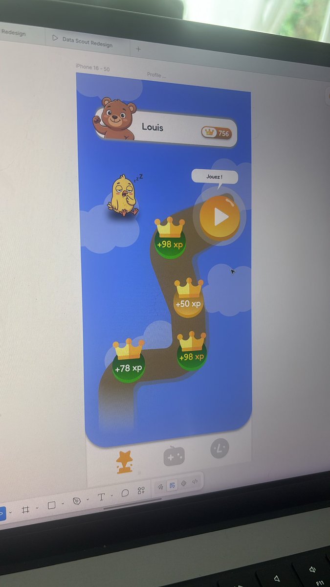 LiltozDesign's tweet photo. Kids educational app work. After a long time i think page is ok. 

but still not happy with his https://t.co/poay0vUUK0