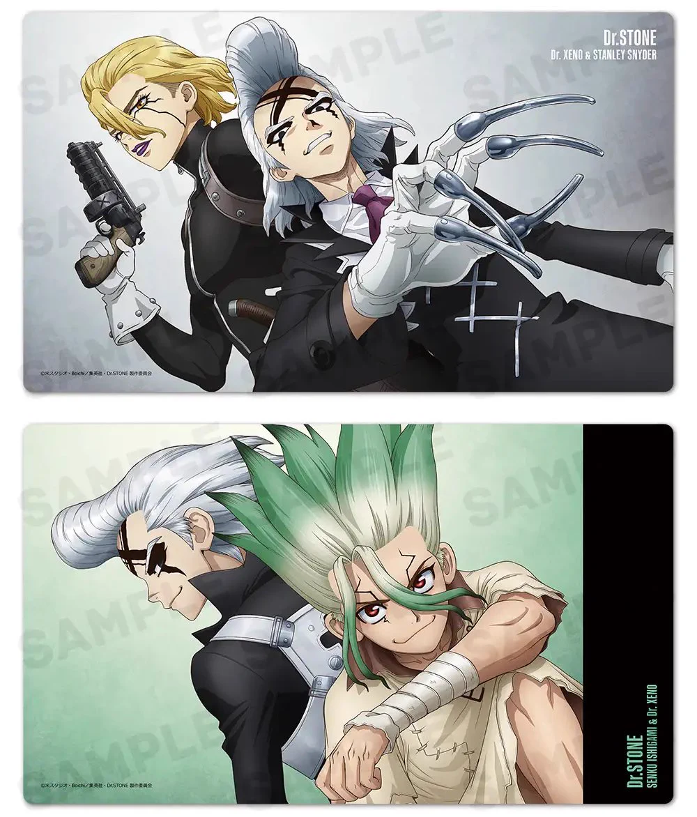 Dr.STONE DMMスクラッチA賞 複製原画 ラバーマット　スタンリー ゼノ Dr.STONE DMMスクラッチA賞 複製原画 ラバーマット スタンリー ゼノ